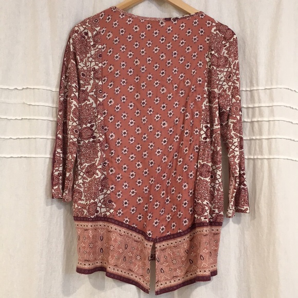 ๐HP๐Lucky brand boho blouse size small - Picture 4 of 12